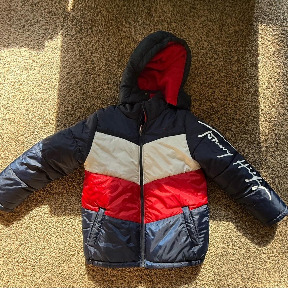 Tommy Hilfiger Navy and White Jacket